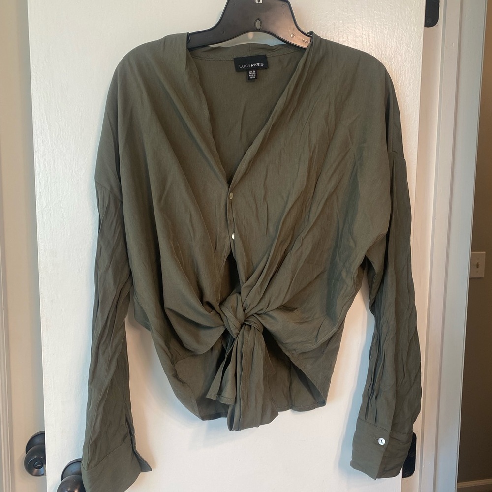 Lucy Paris Green Blouse